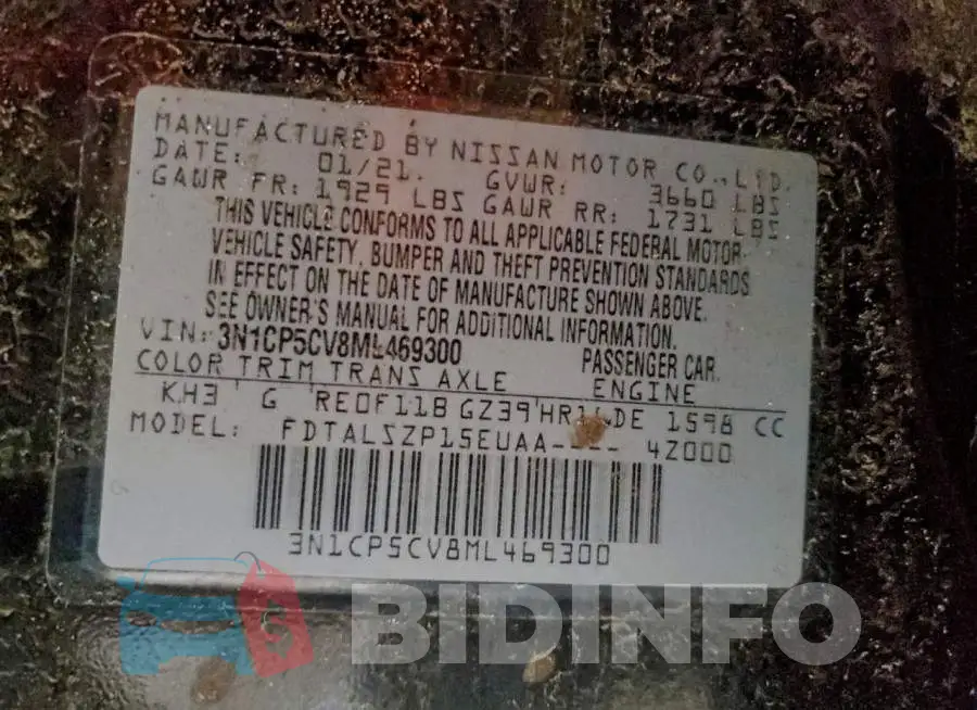 3N1CP5CV8ML469300 Photo# 12