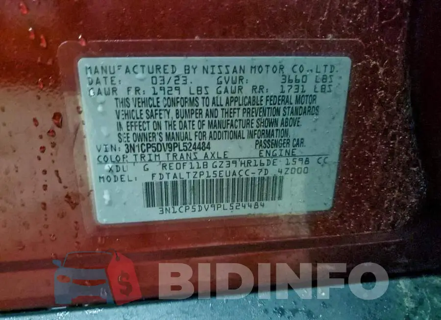 3N1CP5DV9PL524484 Photo# 12