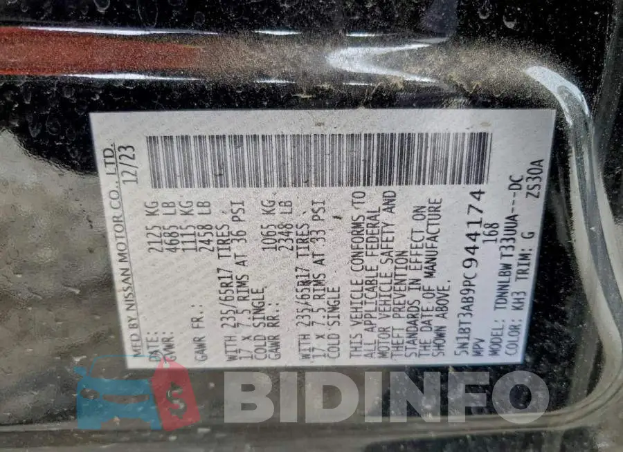5N1BT3AB9PC944174 Photo# 14