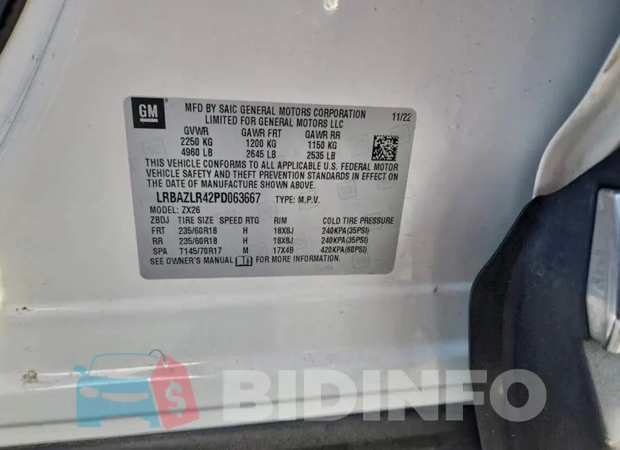 LRBAZLR42PD063667 Photo# 13