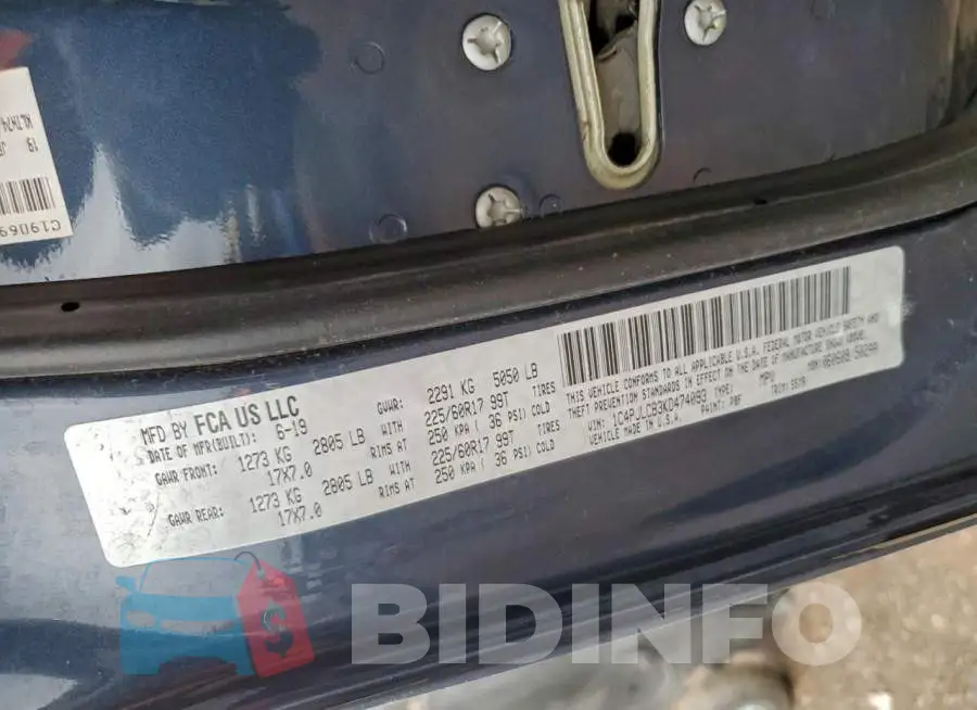 1C4PJLCB3KD474093 Photo# 14