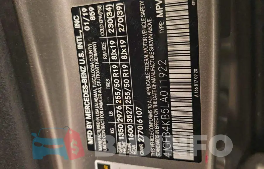 4JGFB4KB5LA011922 Photo# 10