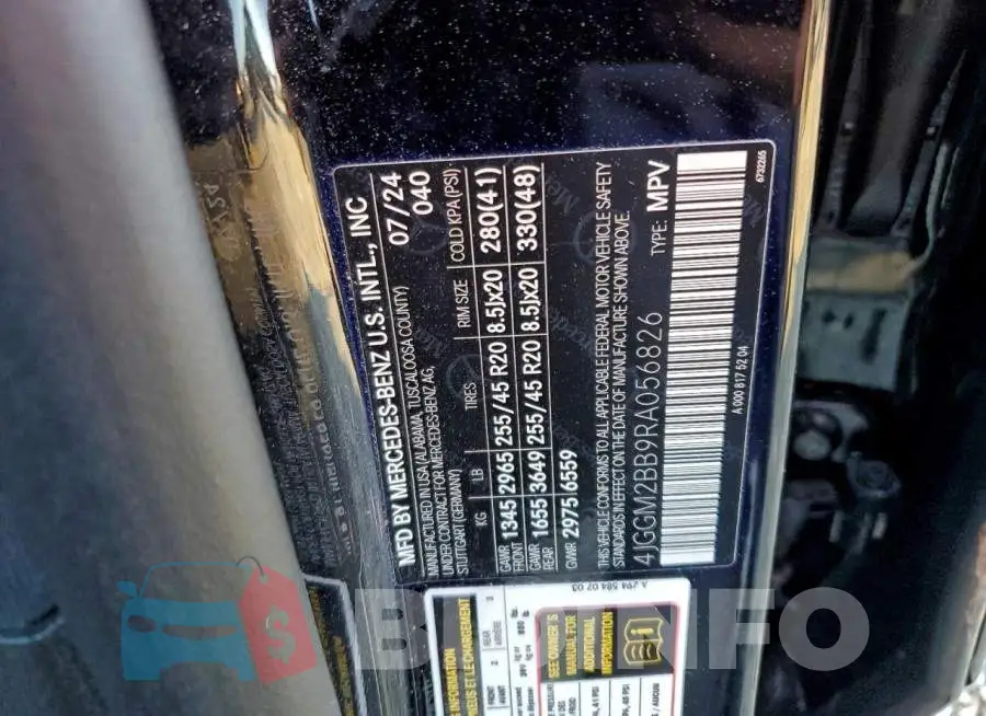 4JGGM2BB9RA056826 Photo# 13