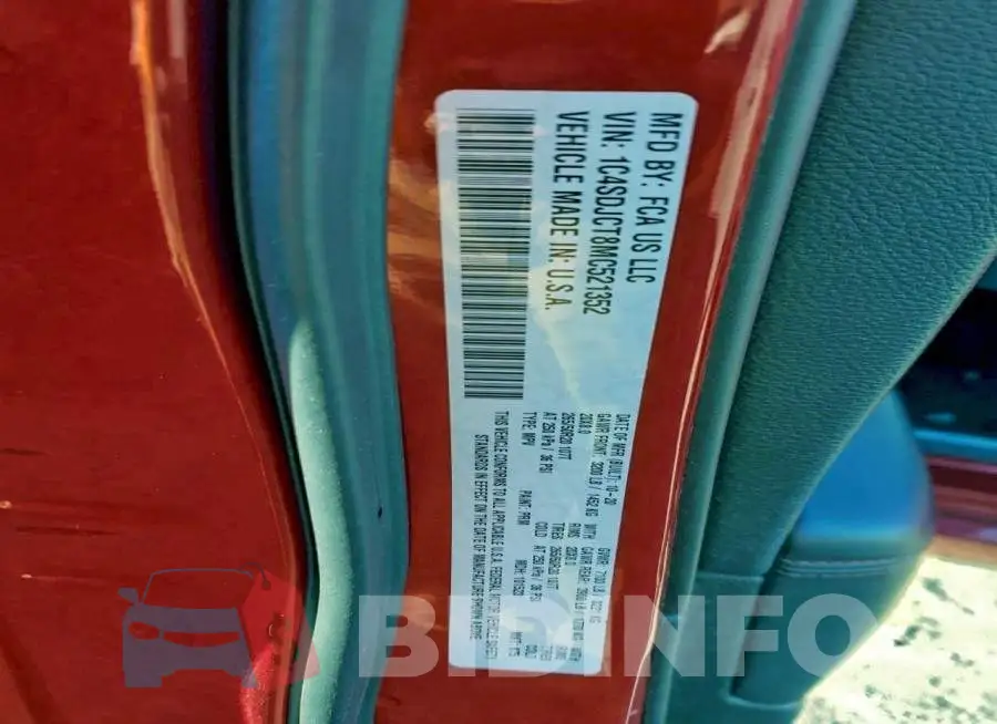 1C4SDJCT8MC521352 Photo# 13