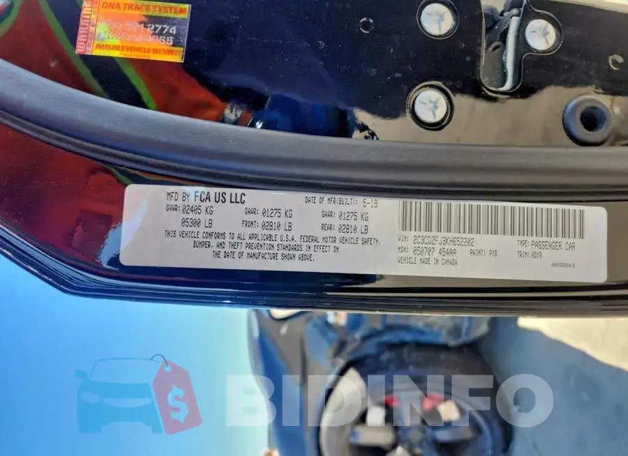 2C3CDZFJ3KH652202 Photo# 12