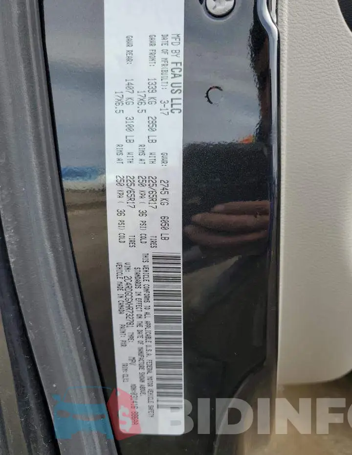 2C4RDGCGXHR732781 Photo# 13