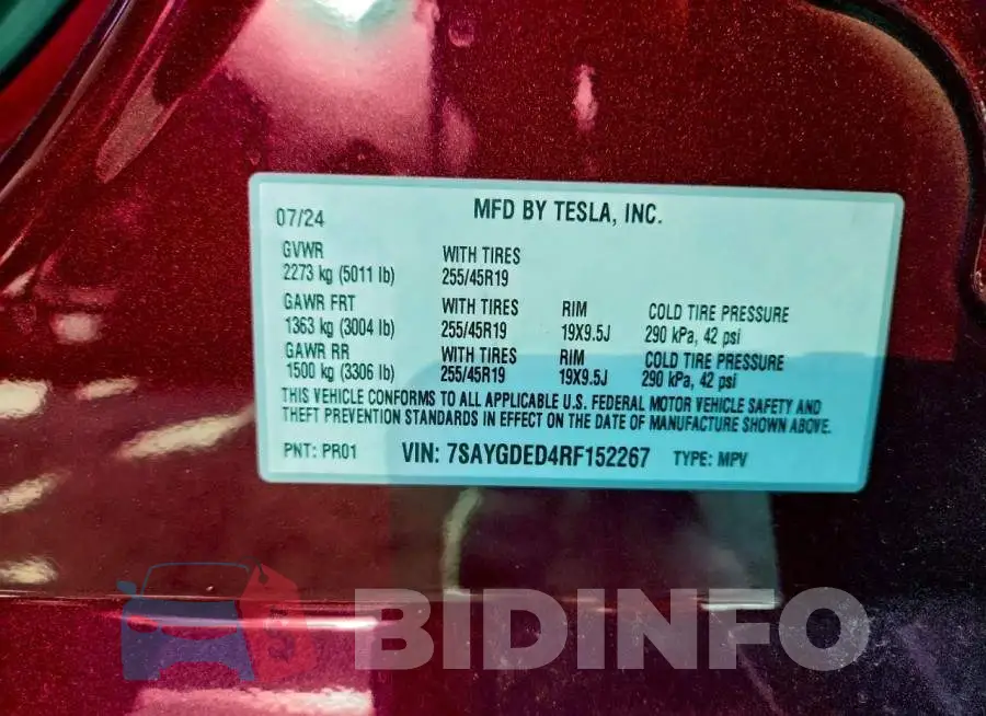 7SAYGDED4RF152267 Photo# 13