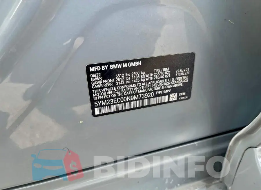 5YM23EC00N9M73920 Photo# 10