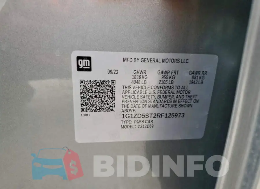 1G1ZD5ST2RF125973 Photo# 13