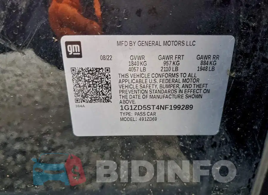 1G1ZD5ST4NF199289 Photo# 12