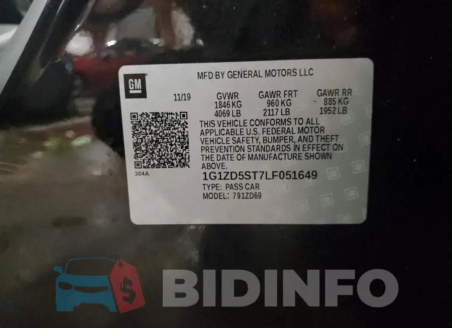 1G1ZD5ST7LF051649 Photo# 13