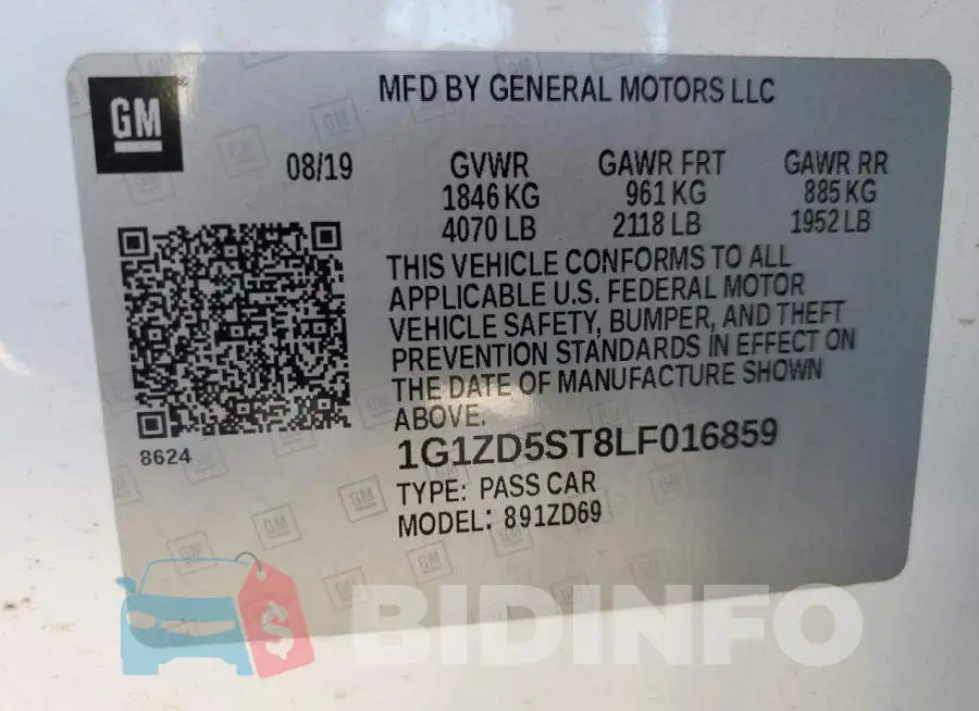 1G1ZD5ST8LF016859 Photo# 12
