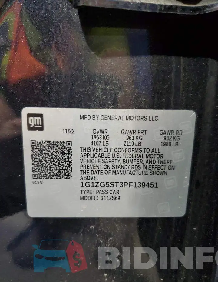 1G1ZG5ST3PF139451 Photo# 12