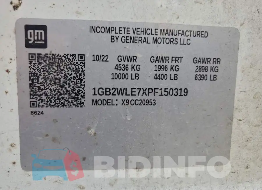 1GB2WLE7XPF150319 Photo# 12