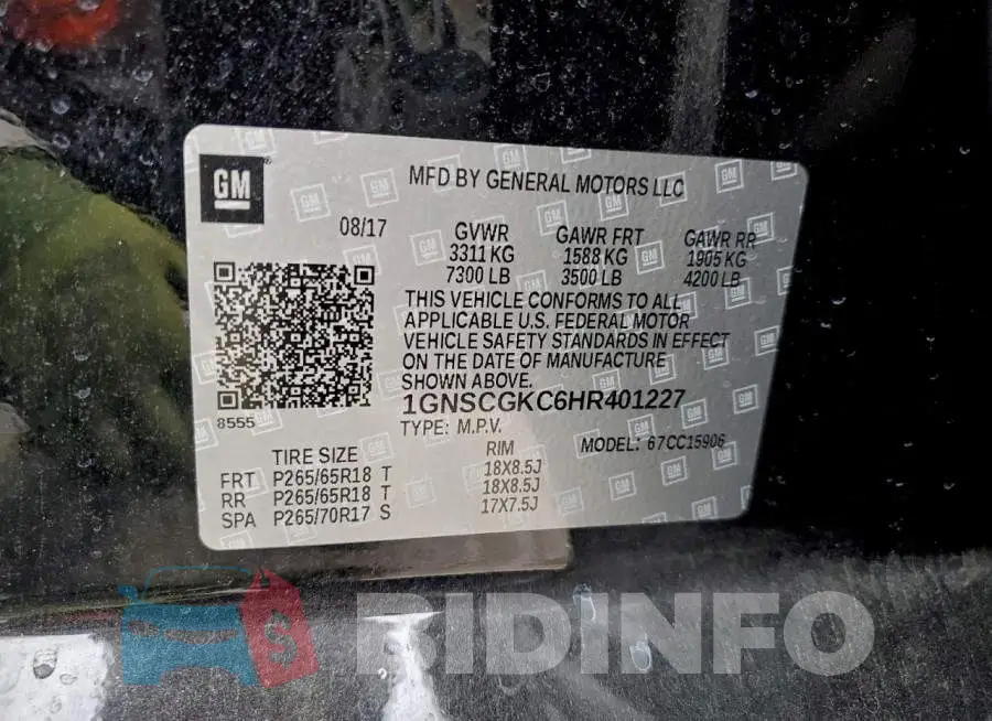 1GNSCGKC6HR401227 Photo# 13