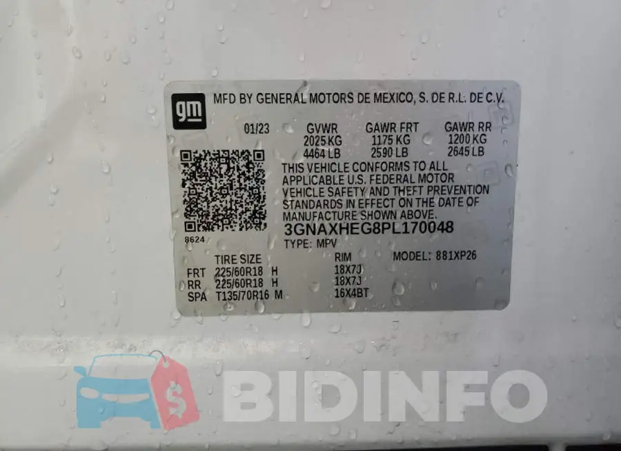 3GNAXHEG8PL170048 Photo# 12