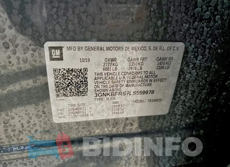 3GNKBFRS7LS559978 Photo# 12