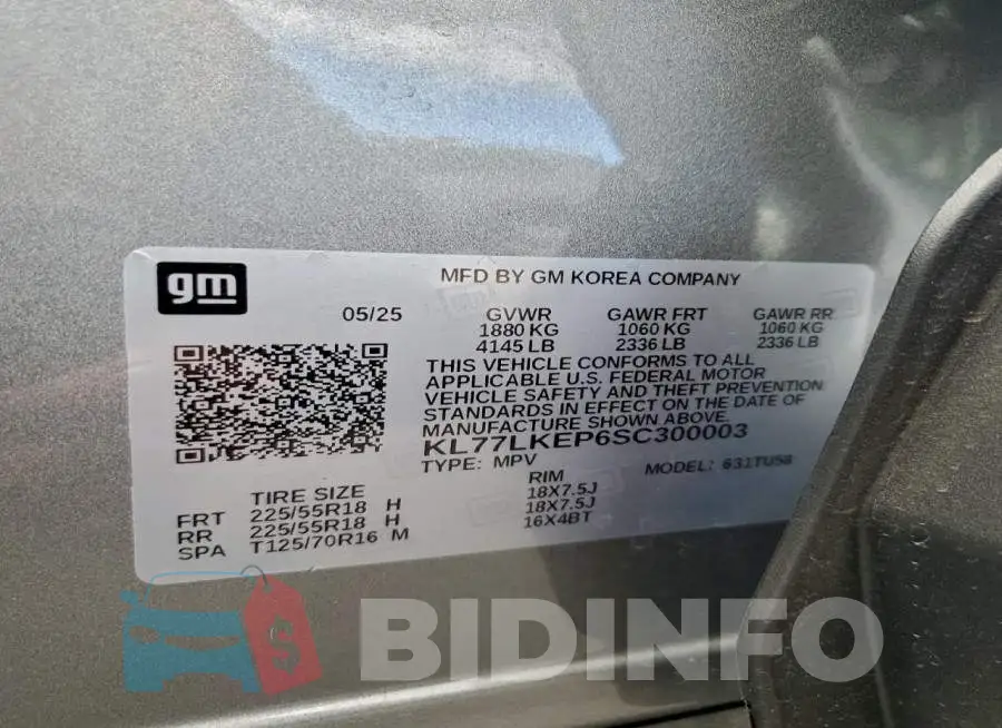 KL77LKEP6SC300003 Photo# 13