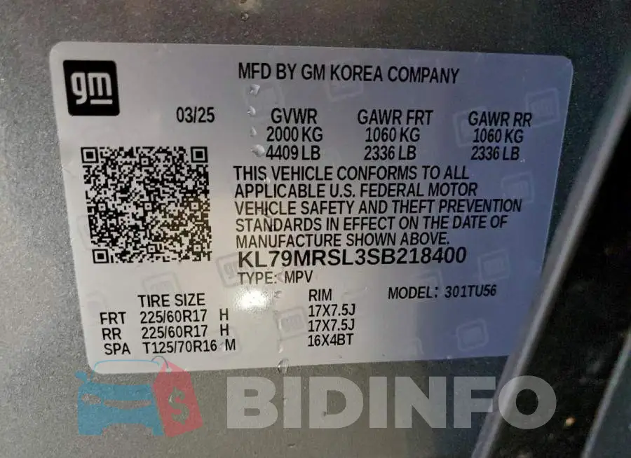 KL79MRSL3SB218400 Photo# 14