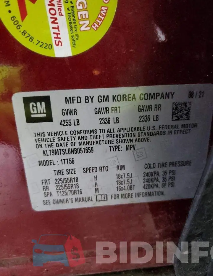 KL79MTSL6NB051659 Photo# 13