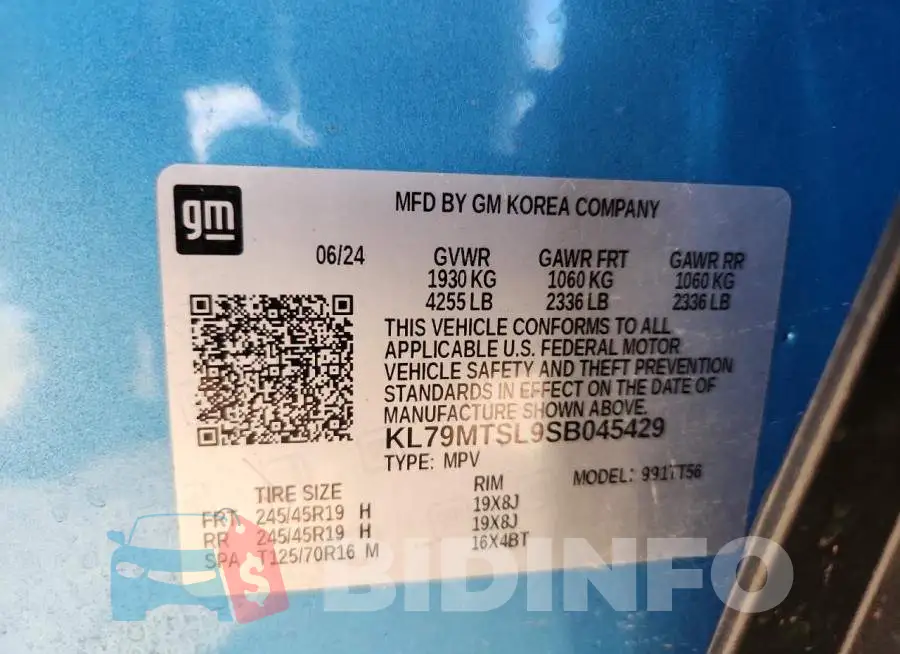 KL79MTSL9SB045429 Photo# 13