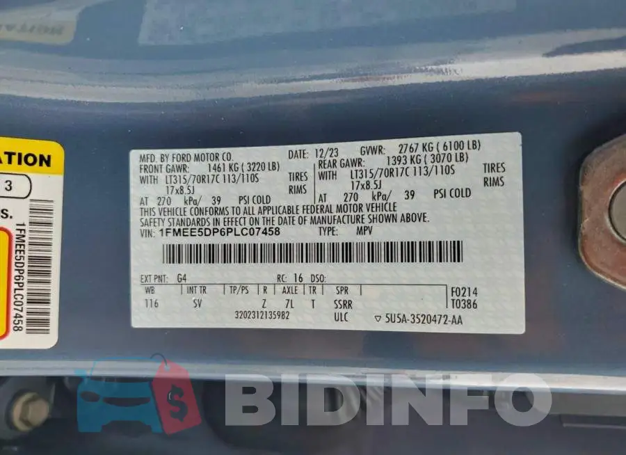 1FMEE5DP6PLC07458 Photo# 12