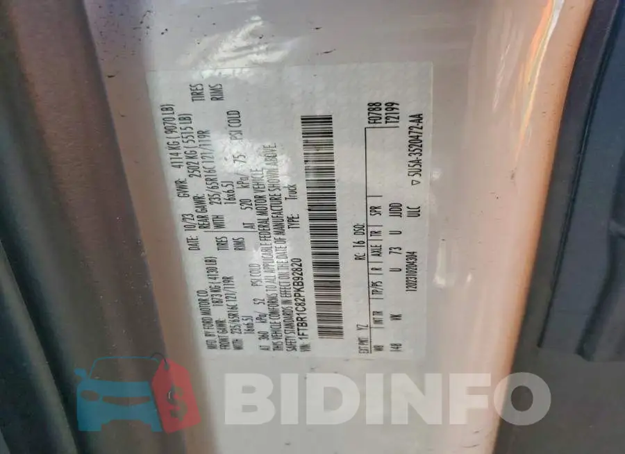 1FTBR1C82PKB92820 Photo# 13