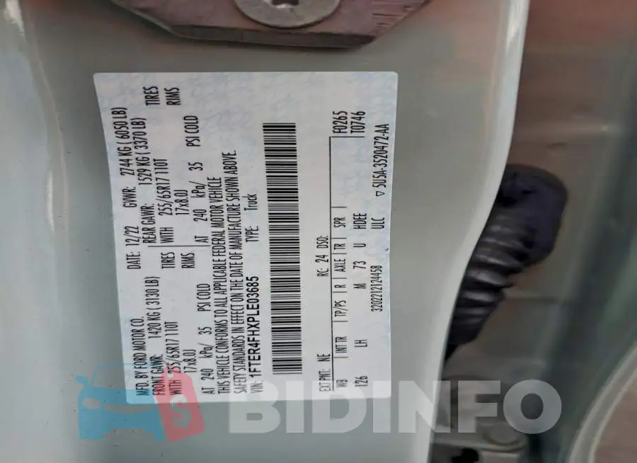 1FTER4FHXPLE03685 Photo# 12
