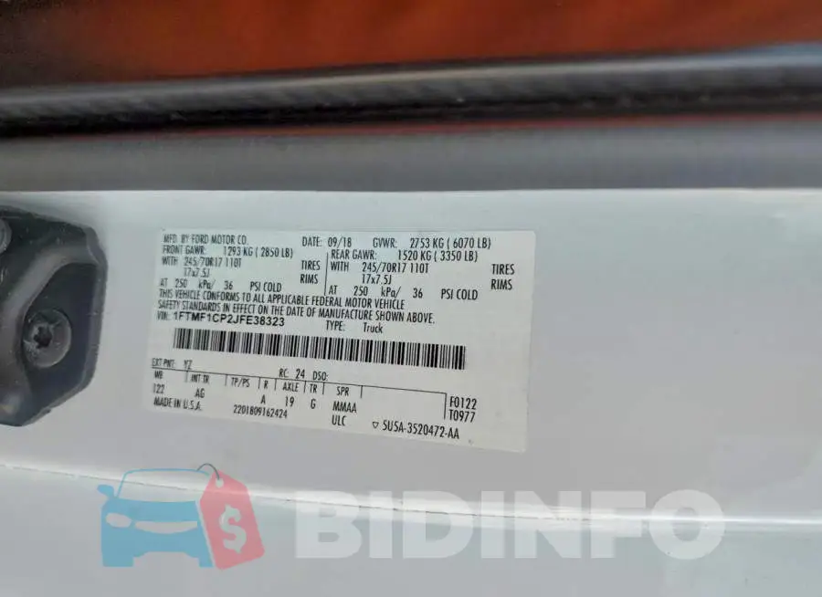 1FTMF1CP2JFE38323 Photo# 12