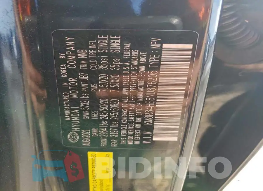 KM8R34HE8NU376205 Photo# 13