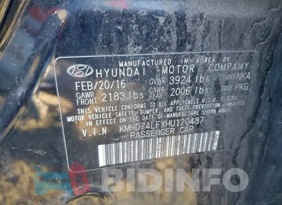 KMHD74LFXHU120487 Photo# 12