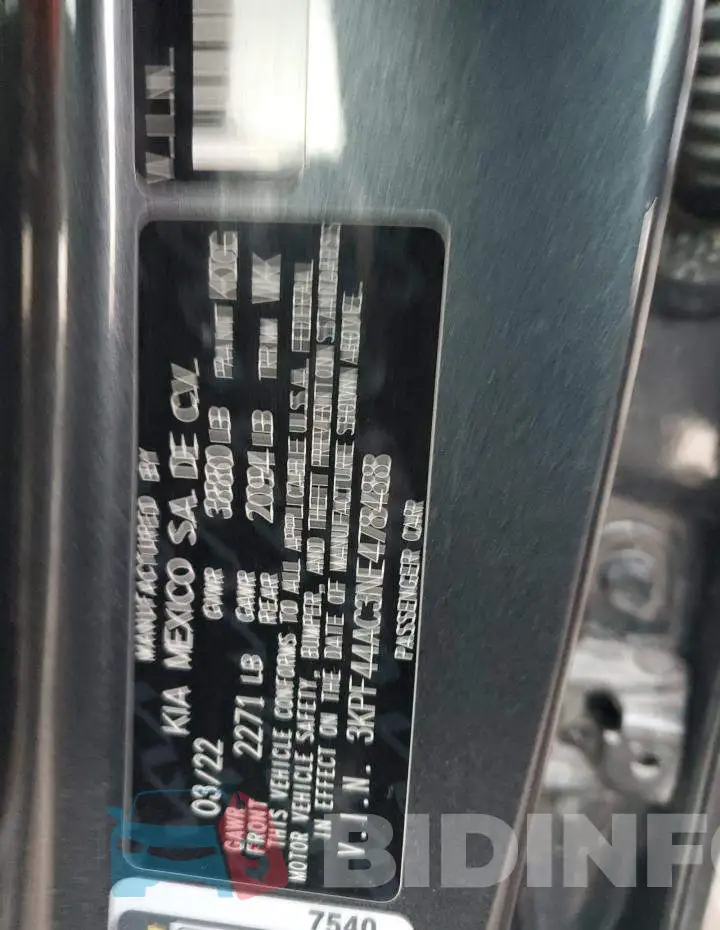 3KPF44AC3NE478488 Photo# 12