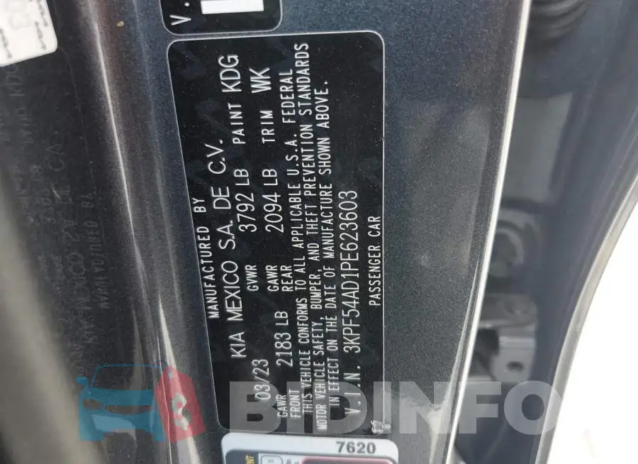 3KPF54AD1PE623603 Photo# 13