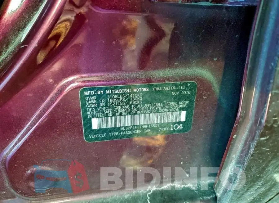 ML32F4FJ1HHF15607 Photo# 12