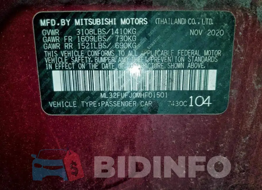 ML32FUFJ0MHF01501 Photo# 13