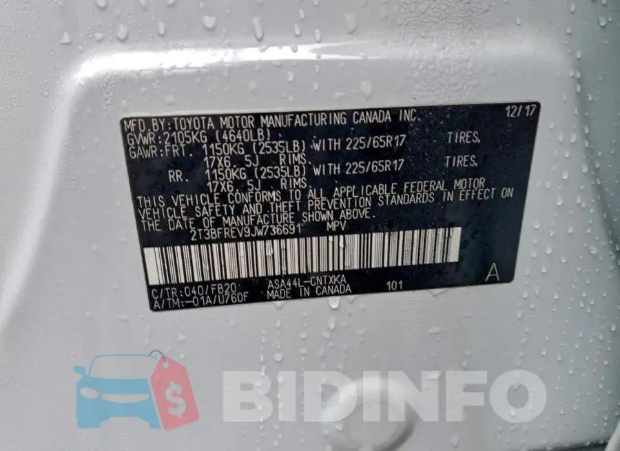 2T3BFREV9JW736691 Photo# 14