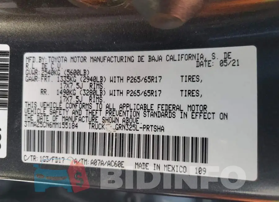 3TMAZ5CN6MM155184 Photo# 12
