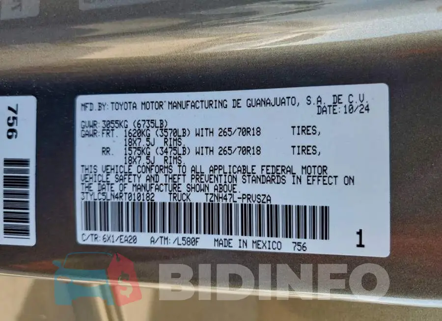 3TYLC5LN4RT010182 Photo# 12