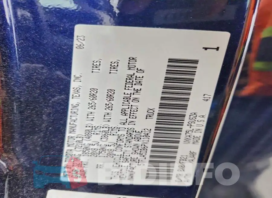 5TFLA5DB6PX110412 Photo# 12