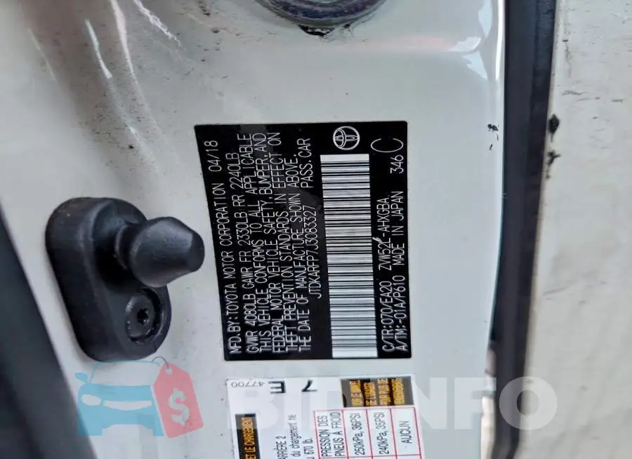 JTDKARFP7J3083327 Photo# 13