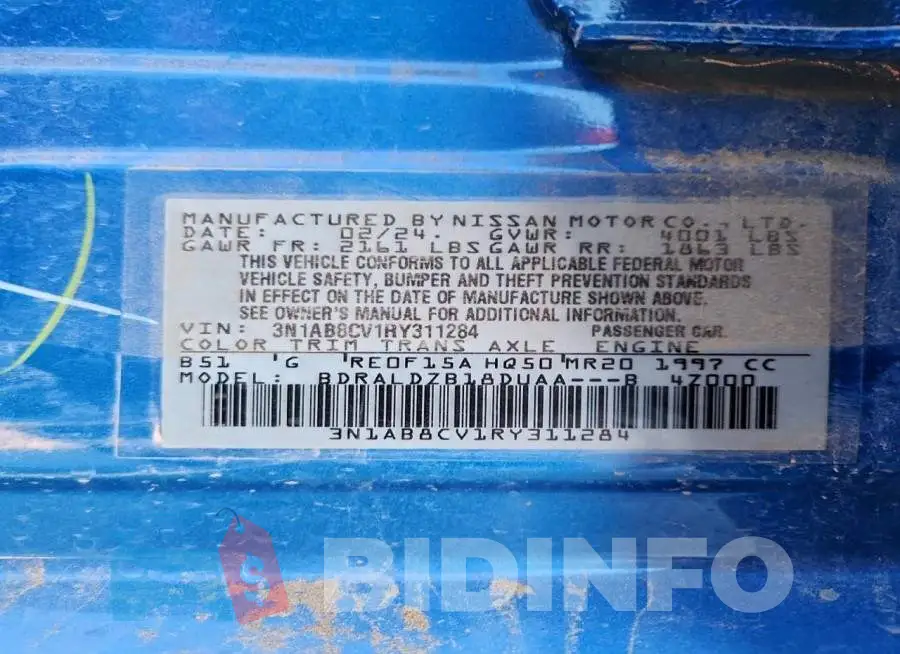 3N1AB8CV1RY311284 Photo# 12