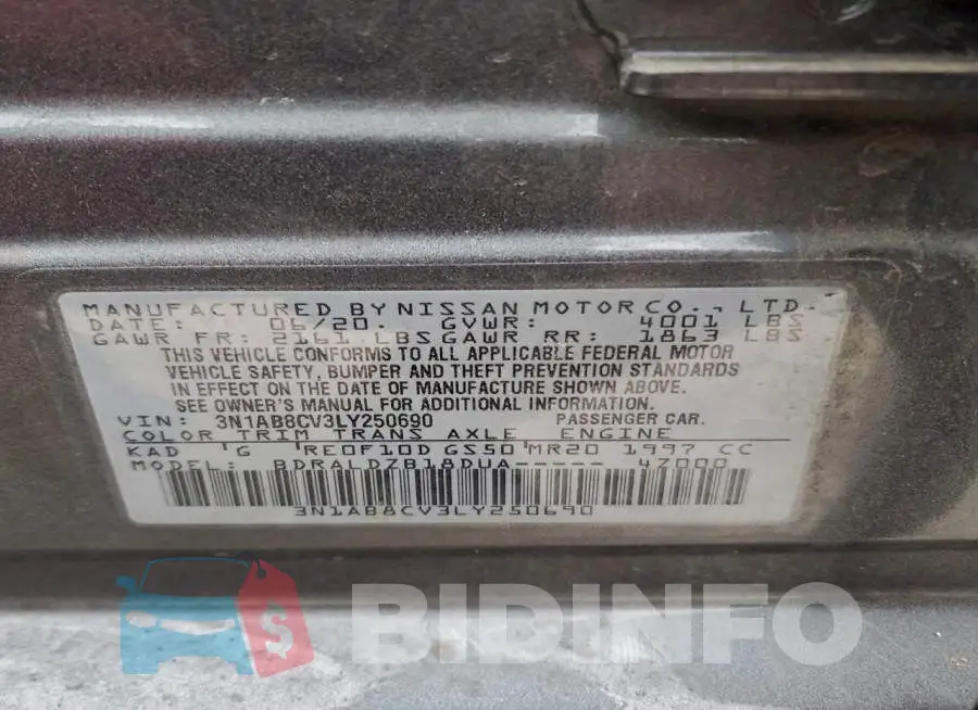 3N1AB8CV3LY250690 Photo# 13