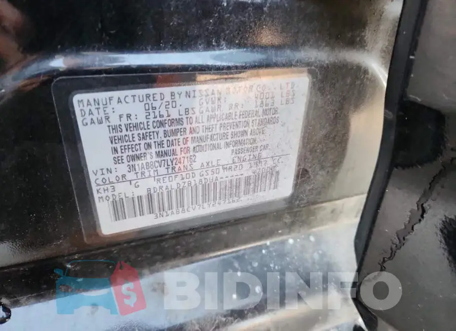 3N1AB8CV7LY247162 Photo# 12