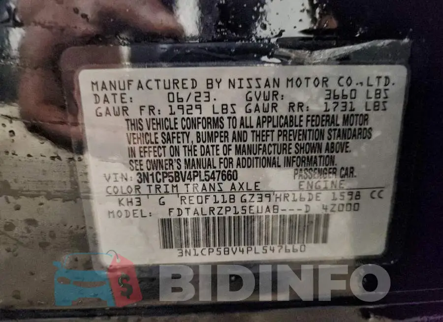 3N1CP5BV4PL547660 Photo# 14