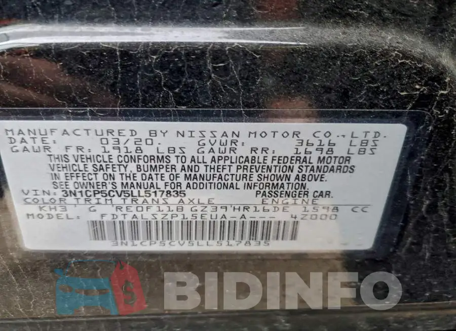 3N1CP5CV5LL517835 Photo# 12