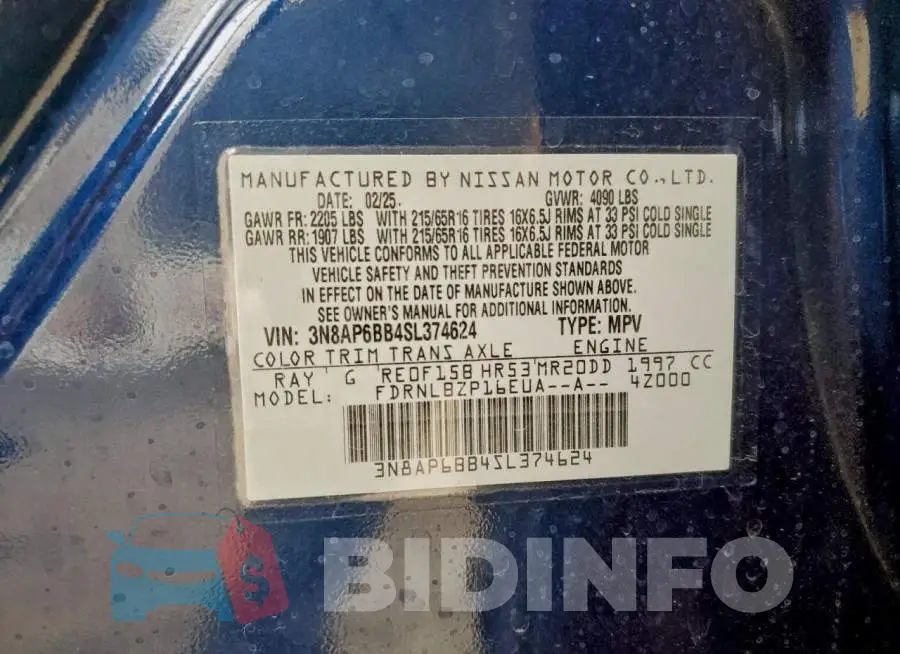 3N8AP6BB4SL374624 Photo# 13