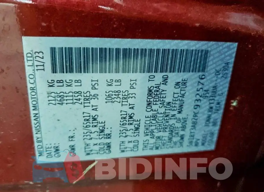5N1BT3AB2PC932576 Photo# 14