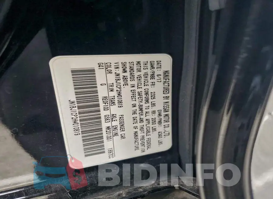 JN1BJ1CP2HW010819 Photo# 13
