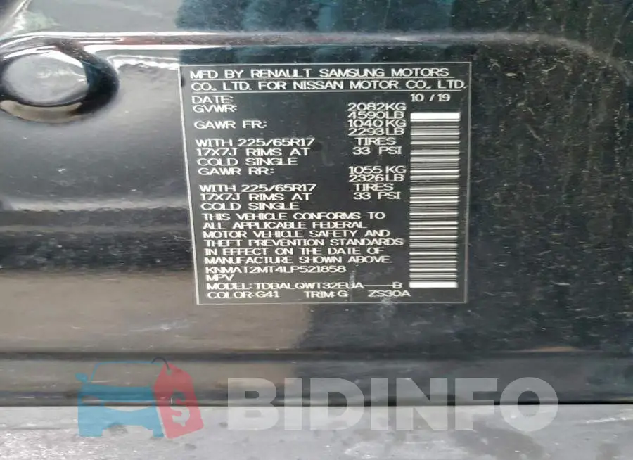 KNMAT2MT4LP521858 Photo# 13