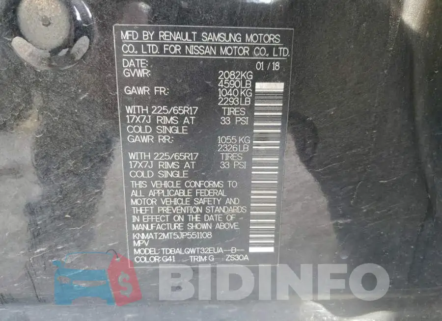 KNMAT2MT5JP551108 Photo# 14